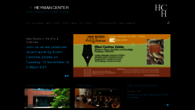 What Heymancenter.org website looked like in 2020 (3 years ago)