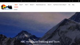 What Hikingannapurna.com website looked like in 2020 (3 years ago)