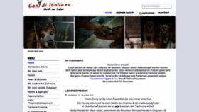 What Hunde-aus-italien.de website looked like in 2020 (3 years ago)