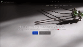 What Hairpadding.com website looked like in 2020 (3 years ago)