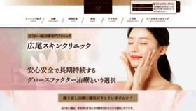 What Hiroo-skin.com website looked like in 2020 (5 years ago)