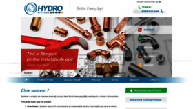 What Hydrosystems.ro website looked like in 2020 (4 years ago)