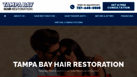 What Hairrestorationtampabayfl.com website looked like in 2020 (3 years ago)