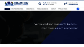 What Hoebarth-edv.at website looked like in 2020 (3 years ago)