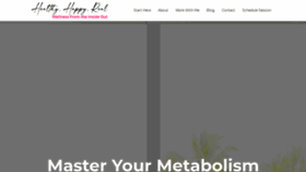 What Healthyhappyreal.com website looked like in 2020 (3 years ago)