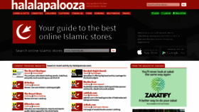 What Halalapalooza.com website looked like in 2020 (3 years ago)