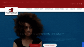 What Hearttoheartadopt.com website looked like in 2020 (3 years ago)