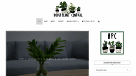 What Houseplantcentral.com website looked like in 2020 (3 years ago)
