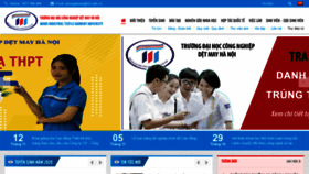 What Hict.edu.vn website looked like in 2020 (3 years ago)