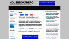What Houseboatdepot.com website looked like in 2020 (3 years ago)