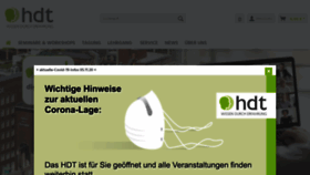 What Hdt.de website looked like in 2020 (3 years ago)
