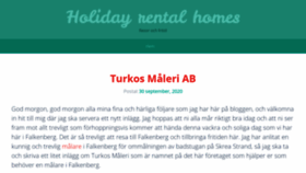 What Holiday-rental-homes.se website looked like in 2020 (3 years ago)