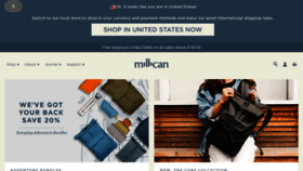 What Homeofmillican.com website looked like in 2020 (3 years ago)