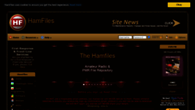 What Hamfiles.co.uk website looked like in 2020 (3 years ago)