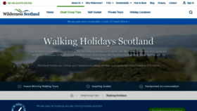 What Hikingscotland.com website looked like in 2020 (3 years ago)