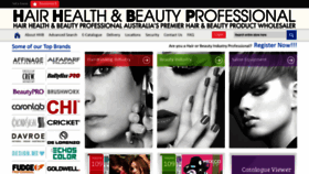 What Hairhealthandbeautyprofessional.com.au website looked like in 2020 (3 years ago)