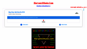 What Haryanvimusic.com website looked like in 2020 (3 years ago)