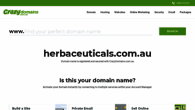 What Herbaceuticals.com.au website looked like in 2020 (3 years ago)