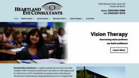 What Heartland-eye.com website looked like in 2020 (3 years ago)