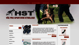 What Hst-eshop.cz website looked like in 2020 (3 years ago)
