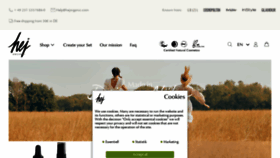 What Hejorganic.com website looked like in 2020 (3 years ago)
