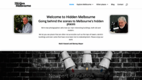 What Hiddenmelbourne.com.au website looked like in 2020 (3 years ago)