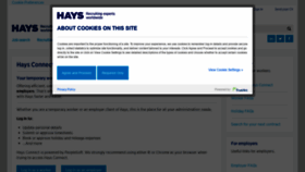 What Haysconnect.co.uk website looked like in 2020 (3 years ago)