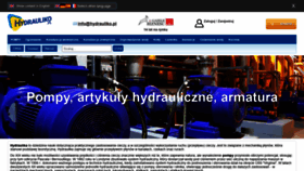 What Hydrauliko.pl website looked like in 2020 (3 years ago)