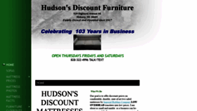 What Hudsonsdiscountfurniture.com website looked like in 2020 (3 years ago)