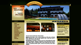What Hotelbelveder.cz website looked like in 2020 (3 years ago)