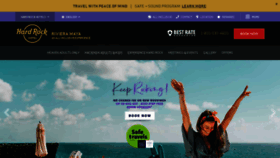 What Hrhrivieramaya.com website looked like in 2020 (4 years ago)