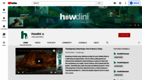 What Howdini.com website looked like in 2020 (3 years ago)