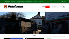 What Heisel-baubedarf.de website looked like in 2020 (3 years ago)