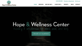 What Hopeandwellnessomaha.com website looked like in 2020 (3 years ago)