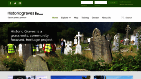 What Historicgraves.com website looked like in 2020 (3 years ago)