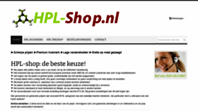What Hpl-shop.nl website looked like in 2020 (3 years ago)