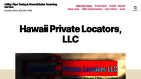 What Hawaiiprivatelocators.com website looked like in 2020 (3 years ago)