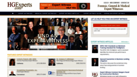 What Hgexperts.com website looked like in 2020 (3 years ago)