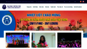 What Hou.edu.vn website looked like in 2020 (3 years ago)
