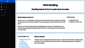 What Hoi4modding.com website looked like in 2020 (3 years ago)