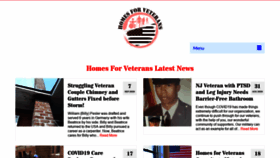 What Homesforveterans.us website looked like in 2020 (3 years ago)