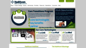 What Healthcominc.com website looked like in 2020 (4 years ago)