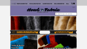 What Howlfabrics.com website looked like in 2020 (3 years ago)