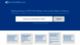 What Hourspostoffice.com website looked like in 2020 (3 years ago)