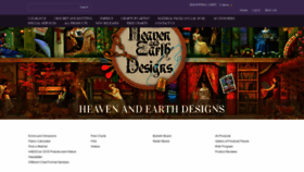 What Heavenandearthdesigns.com website looked like in 2020 (3 years ago)