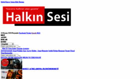 What Halkinsesi.com.tr website looked like in 2020 (3 years ago)