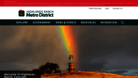 What Highlandsranch.org website looked like in 2020 (3 years ago)
