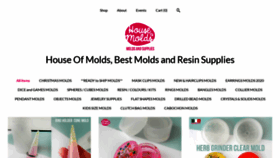 What Houseofmolds.com website looked like in 2020 (3 years ago)