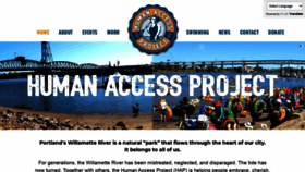 What Humanaccessproject.com website looked like in 2020 (3 years ago)