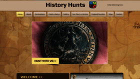 What Historyhunts.com website looked like in 2020 (3 years ago)